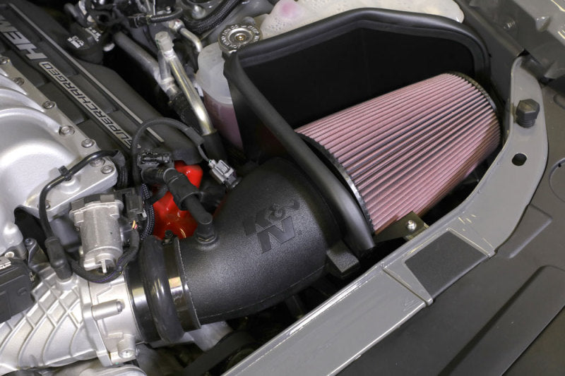 K&N 2018 Compatible with Dodge Challenger Demon V8-6.2L F/I Aircharger Performance Intake 63-1577