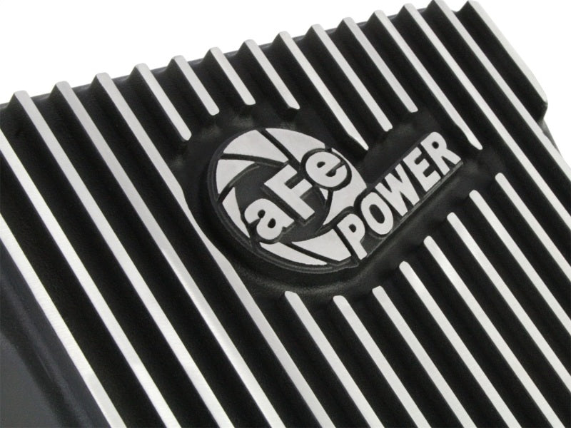 aFe Power Cover Trans Pan Machined Trans Pan GM Diesel Trucks 01-12 V8-6.6L Machined 46-70072