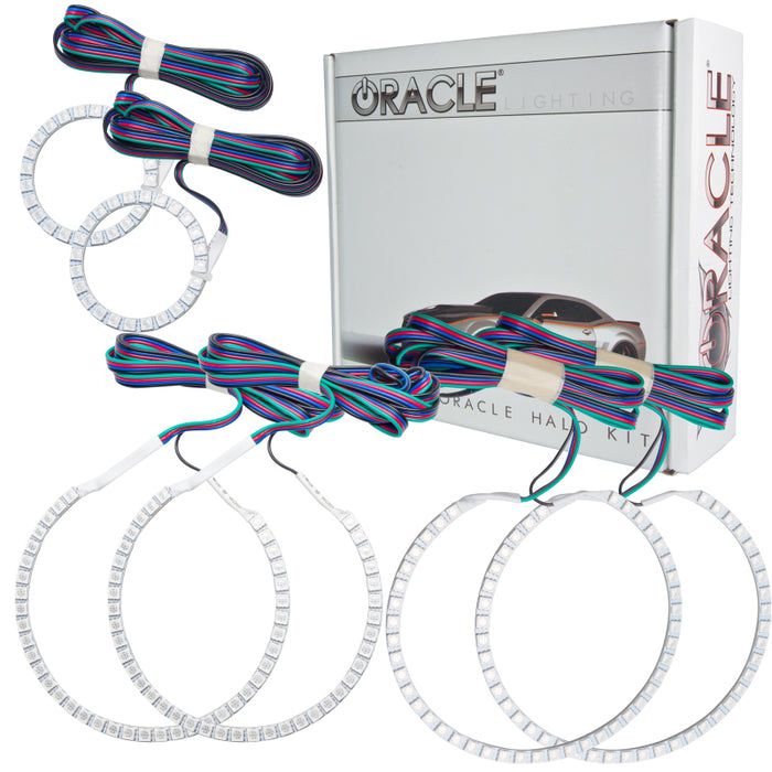 Oracle Compatible with Dodge Charger 05-10 Triple Ring Halo Kit ColorSHIFT w/ 2.0 Controller SEE WARRANTY 1118-333