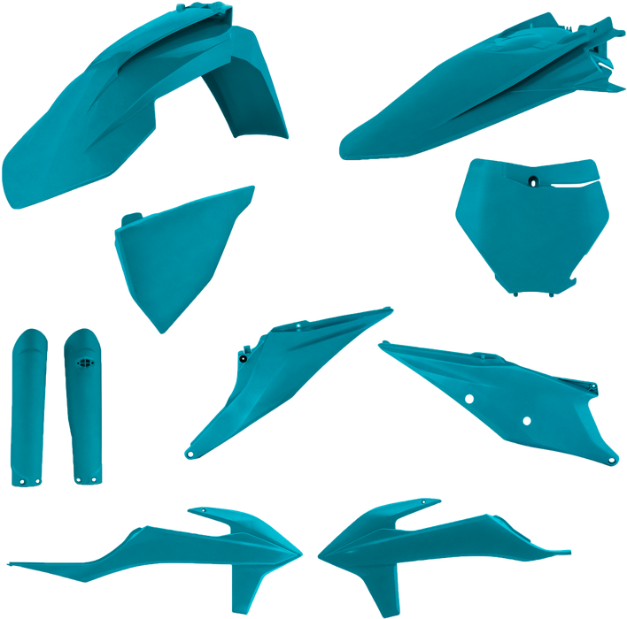 Acerbis Full Plastic Kit (Teal Metallic) For 19-22 KTM 250SXF