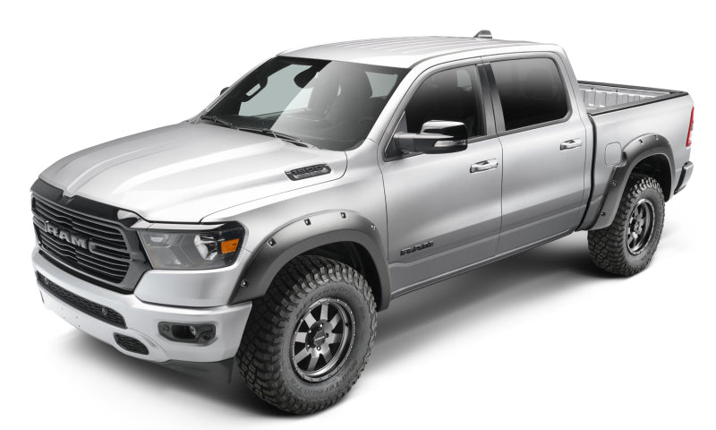 Bushwacker 19-22 Ram 1500 (Excl. Rebel/TRX) 76.3 & 67.4in Bed Pocket Style Flares 4pc Set Black 50924-02