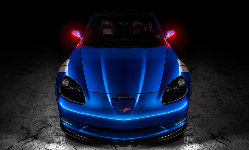 Oracle 05-13 Chevrolet Corvette C6 Concept Side Mirrors Unpainted No Color SEE WARRANTY 3901-504