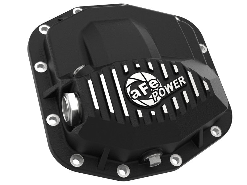 aFe Power Pro Series Front Differential Cover Black (Dana M210) 18-19 compatible with Jeep Wrangler JL 2.0L (t) 46-71030b