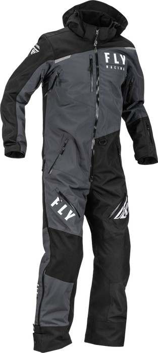 Fly Racing 2023 Cobalt Shell Monosuit (Black/Grey, X-Large)