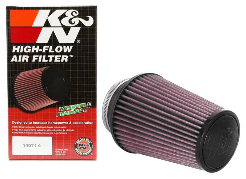 K&N Universal Clamp-On Air Filter 4in FLG / 6in B / 4in T / 7in H RU-4680