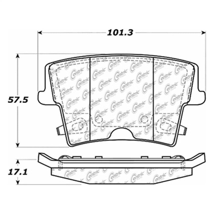 StopTech Street Brake Pads 308.10572