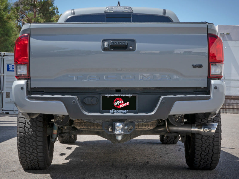 aFe 16-22 Toyota Tacoma Apollo GT Series 2.5in. 3in. 409 SS Cat-Back Exhaust w/ Polished Tip 49-46063-P