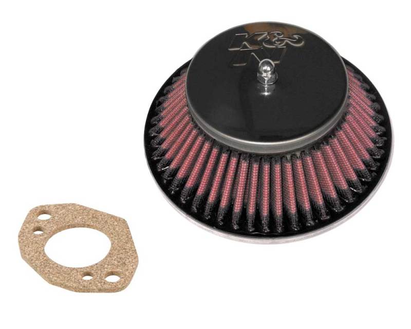 K&N Custom Racing Assembly Round Tapered Red 1.375in Neck Flange 2.25in Over Height 56-9320