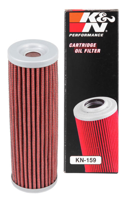 K&N Motorcycle Oil Filter: High Performance, Premium, Designed to be used with Synthetic or Conventional Oils: Fits Select Ducati Motorcycles, KN-159