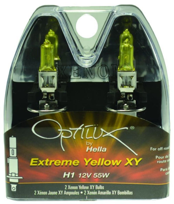 Hella Optilux H1 12V/55W XY Yellow Bulb H71070642