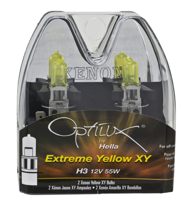 Hella Optilux H3 12V/55W XY Extreme Yellow Bulb H71070662