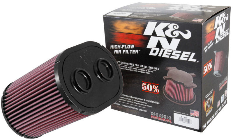 K&N 2017 Ford F250 Super Duty V8-6.7L DSL Replacement Drop In Air Filter E-0644