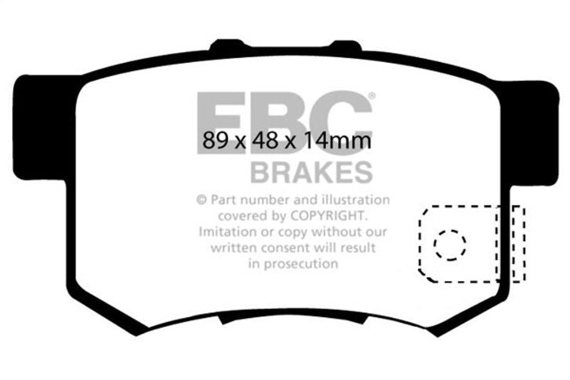 EBC 97-01 Acura Integra Type-R Bluestuff Rear Brake Pads DP51193B