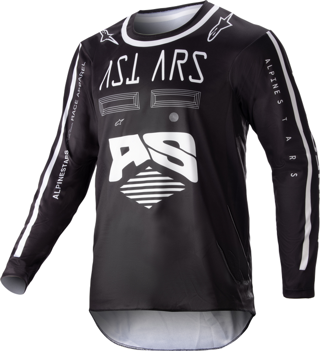 Alpinestars 2023 Youth Racer Found Jersey (Black, Youth X-Large)