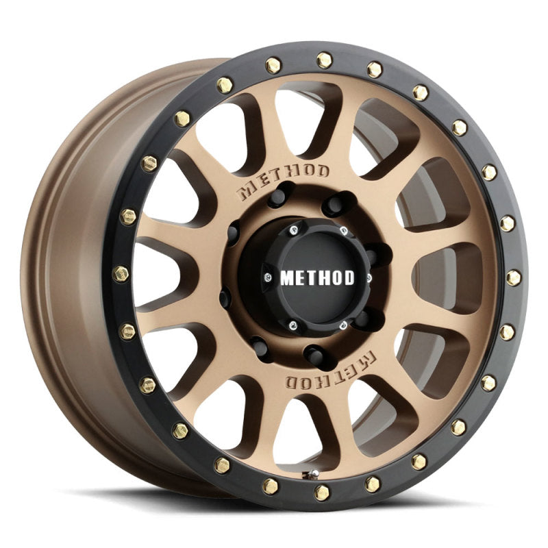 Method MR305 NV HD 18x9 +18mm Offset 8x180 130.81mm CB Method Bronze/Black Street Loc Wheel MR30589088918H