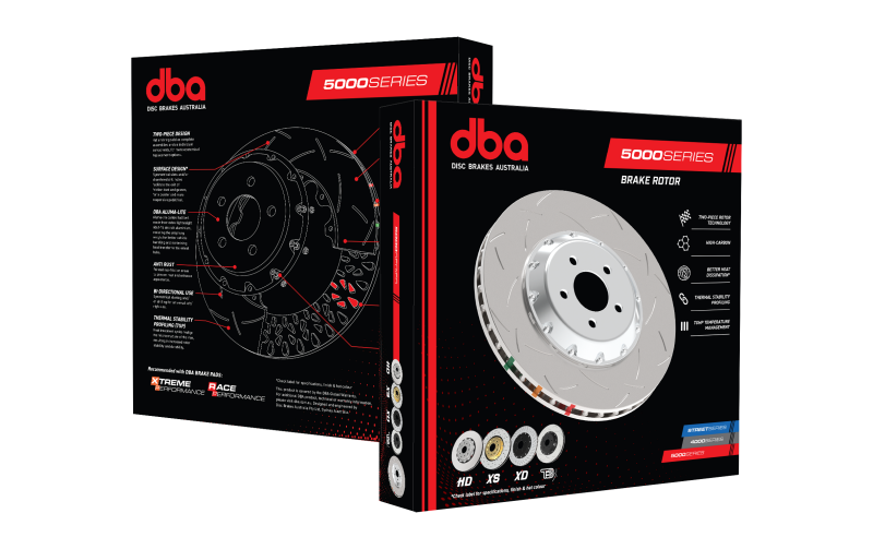 DBA 09-11 Compatible with Nissan GTR R-35 Front Drilled & Slotted T3 5000 Series Replacement Friction Ring ONLY 52320.1XS