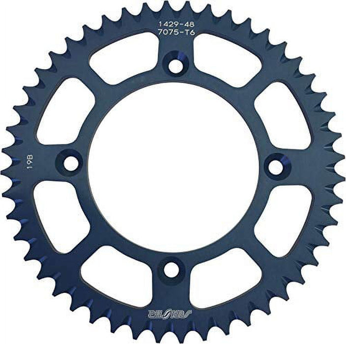 Sunstar 5-142948Bl Works Triplestar Aluminum Rear Sprocket 48T Blue 5-142948BL