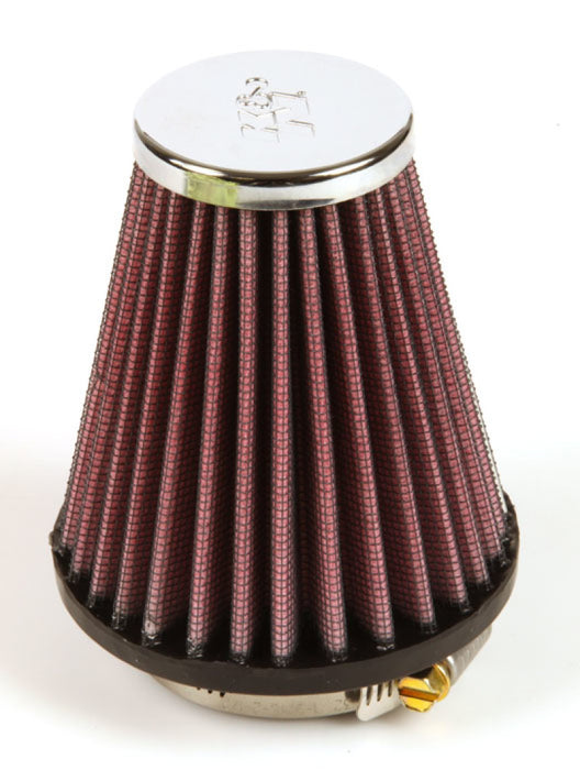 K&N Universal Chrome Filter 2.063in Flange ID x 3.5in Base OD x 2in Top OD x 4in H RC-1200