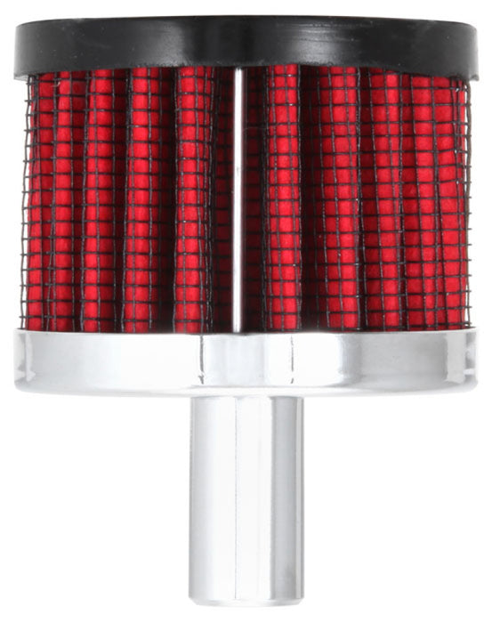 K&N Vent Air Filter/ Breather: High Performance, Premium, Washable, Replacement Engine Filter: Flange Diameter: 0.5 In, Filter Height: 1.5 In, Flange Length: 0.875 In, Shape: Breather, 62-1010