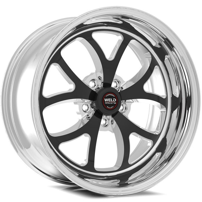 Weld S76 17x10.5 / 5x4.5 BP / 7.4in. BS Black Wheel (Low Pad) Non-Beadlock 76LB7105A75A