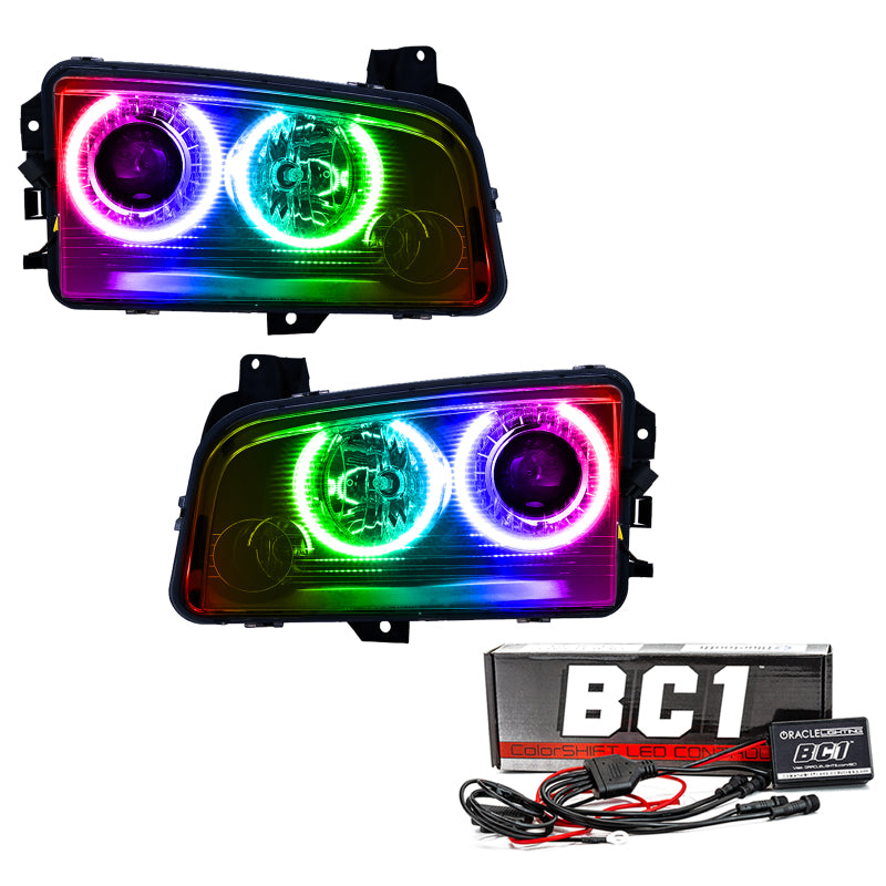 Oracle 08-10 Compatible with Dodge Charger SMD HL (HID) ColorSHIFT w/ BC1 Controller SEE WARRANTY 8179-335