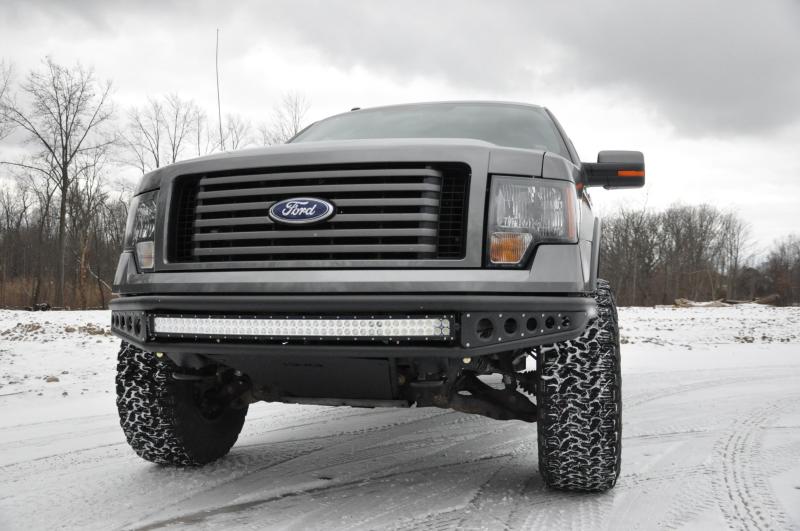 DV8 Offroad 09-14 Ford F-150 Baja Style Front Bumper FBFF1-04