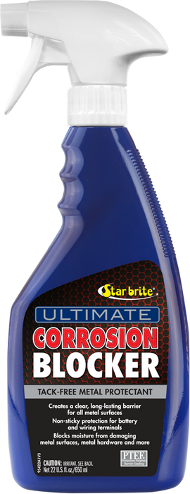 STAR BRITE Ultimate Corrosion Blocker Spray - Long-lasting Protection for Metal from Moisture, Salt & Rust - Ideal for Auto, Motorcycle, Boat, ATV, Tools & Electronics Non-Conductive Formula (95422)