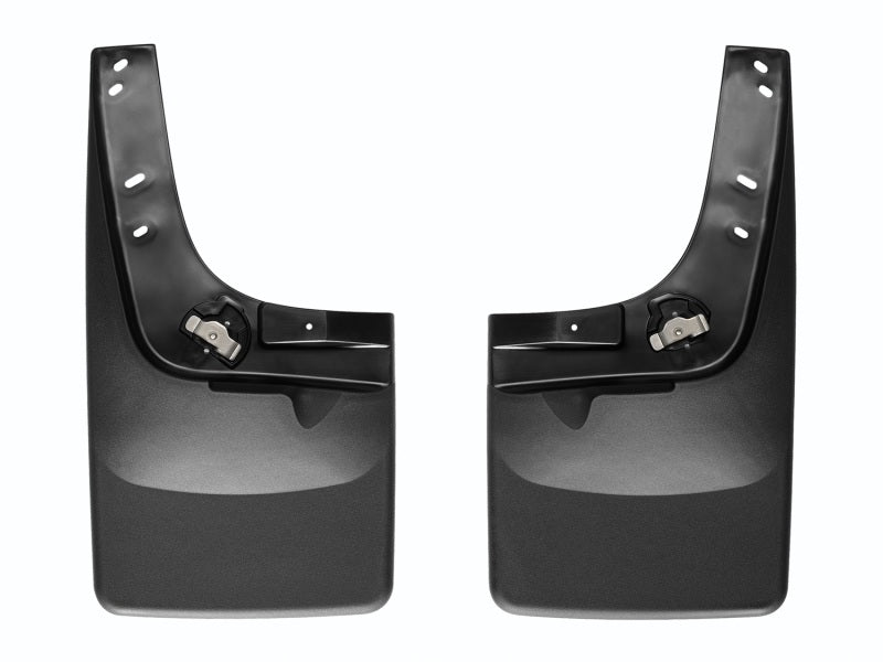 WeatherTech 06-08 Compatible with Dodge Ram Truck No Drill Mudflaps Black 110007-120007