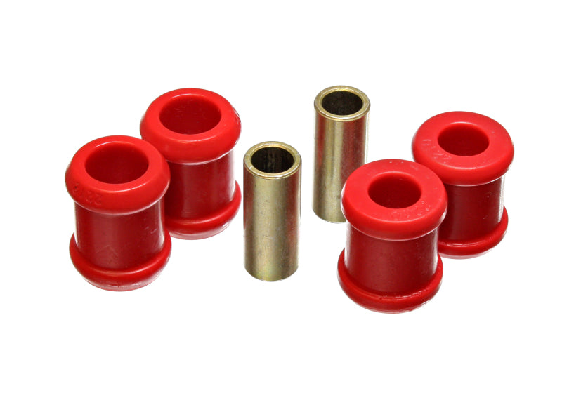 Energy Suspension 88-98 GM Silverado 1/2 Ton C-10/C1500 P/U 2WD Red Rear Shock Bushing Set 9.8138R