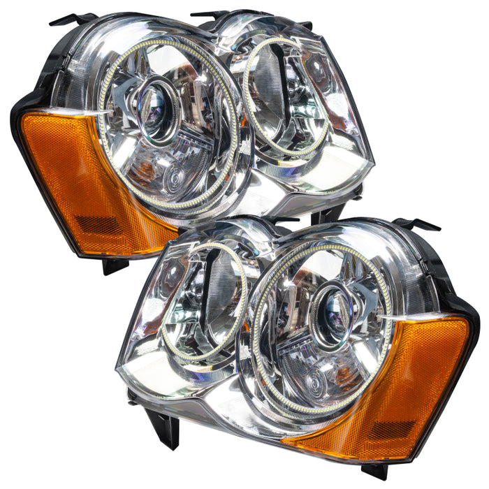 Oracle 08-10 compatible with Jeep Grand Cherokee SMD HL HID ColorSHIFT SEE WARRANTY 7139-330