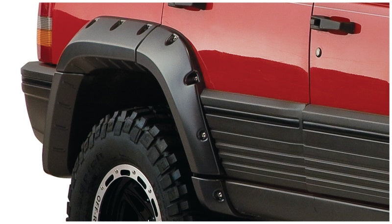 Bushwacker 93-98 compatible with Jeep Grand Cherokee Cutout Style Flares 4pc Black 10916-07