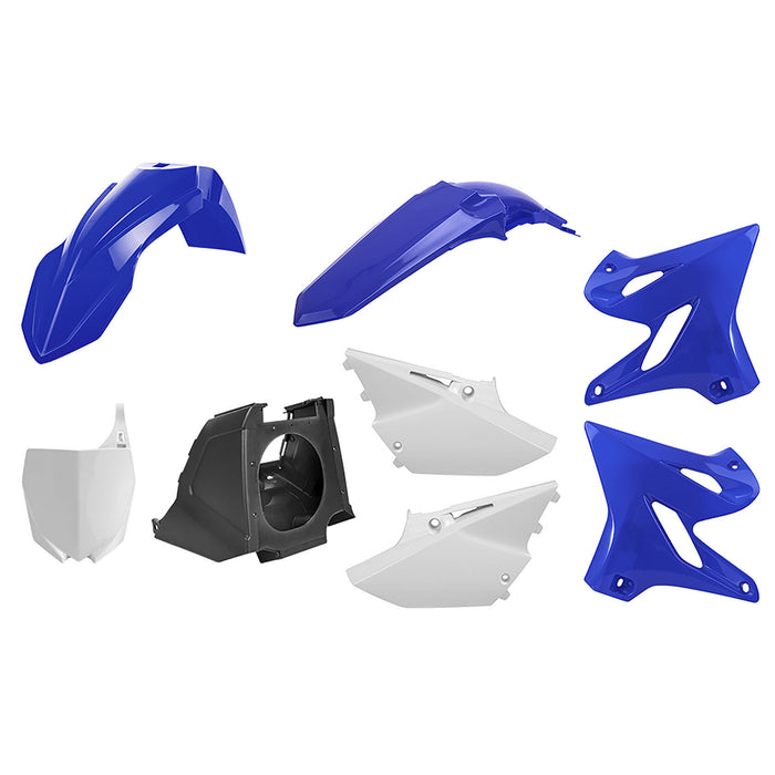 Polisport Full Plastic Kit for Yamaha YZ 125/250 (2002-2021) OEM Quality Restyling Kit with Superior Fit, Flexibility, and Durability (Blue)