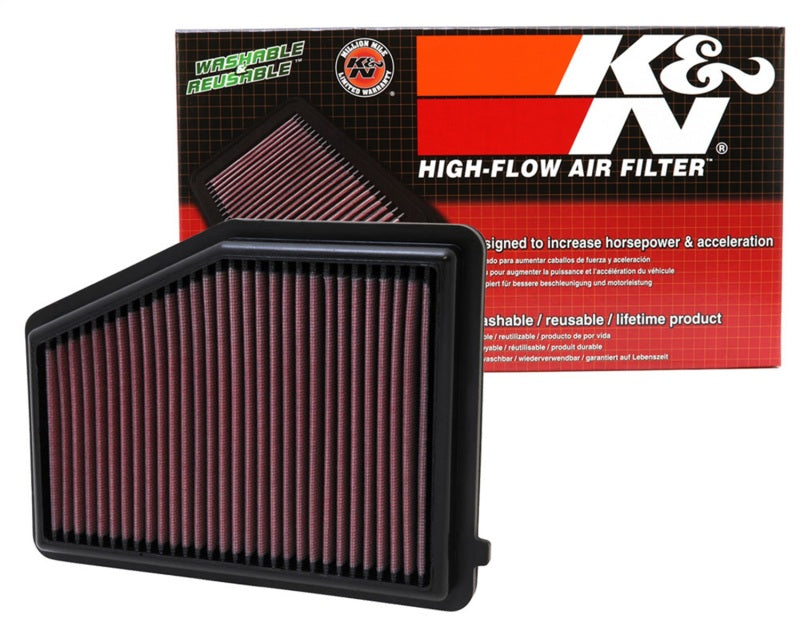 K&N Replacement Air Filter for 12 Honda Civic 1.8L L4 33-2468