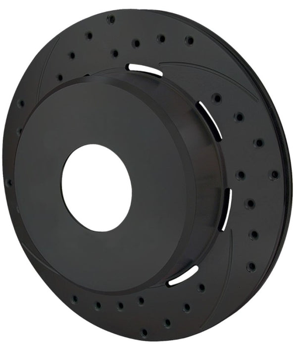 Wilwood Rotor-1.91in Offset-SRP-BLK-Drill-LH 11.00 x .810 Blank 160-11553-BK