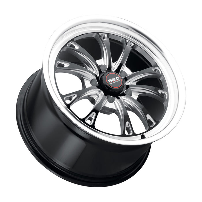 Weld S157 17X10 Belmont Drag 5X114.3 ET25 BS6.50 Gloss Black MIL Dia 78.1 S15770067P25