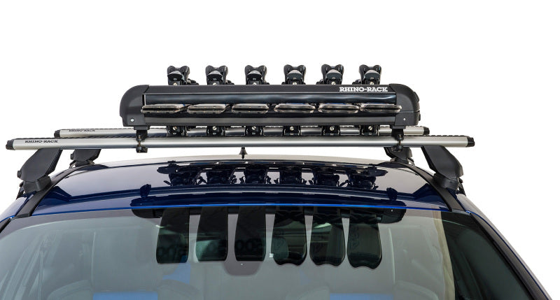 Rhino-Rack Universal Ski/Snowboard Carrier Fits 6 Pairs of Skis or 4 Snowboards Black 576