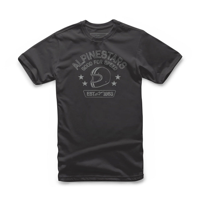 Alpinestars Youth School Tee Black/Green Lg 3038-72012-1060-L