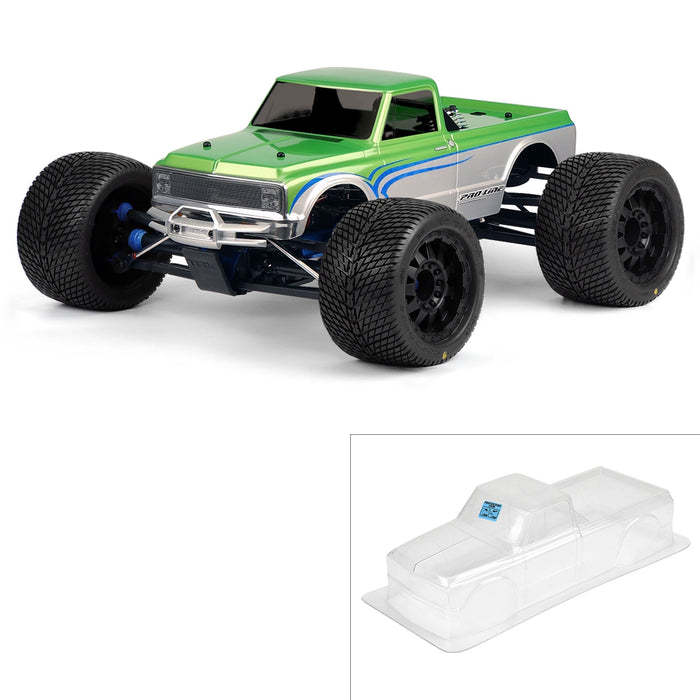 Pro-Line Racing 72 Chevy C10 Long Bed Body ClearRevo 3.3LSTMGT PRO322700 Car/Truck Bodies wings & Decals