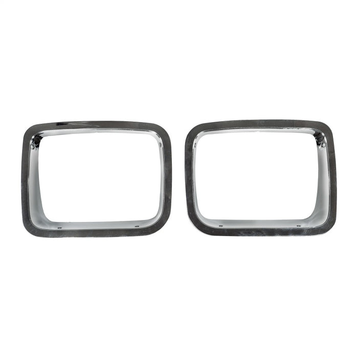 Omix Headlight Bezel Chrome 87-95 compatible with Jeep Wrangler YJ 12419.05