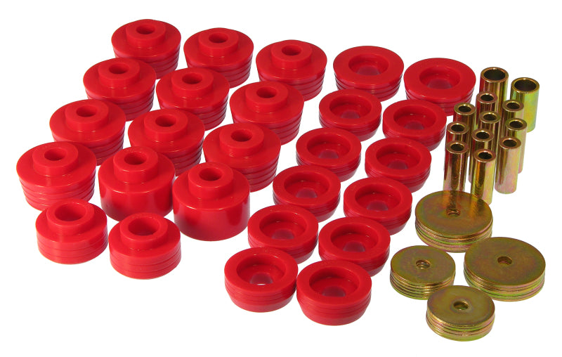 Prothane 78-88 GM Various Body Mount Kit Red 7-132