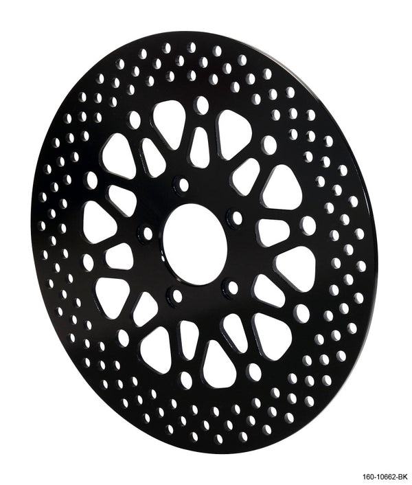 Wilwood Rotor-Front-H-D Motorcycle 84-99 Black Finish 11.50 x .196 5 on 3.25in 160-10662-BK