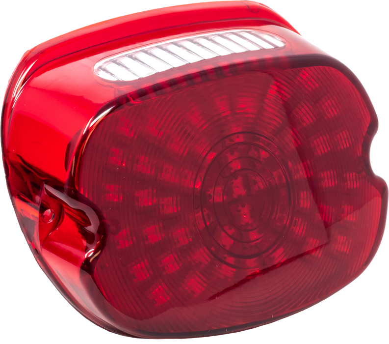 Letric Lighting Co. LLC-SLTL-RT Slantback LED Taillight - SO-LO Low-Profile LED Without Top Tag Window - Red