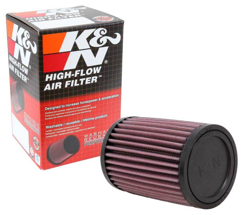 K&N Filter Universal Rubber Filter Round Straight 3.5in Base OD x 3.5in Top OD x 5in H RU-0360