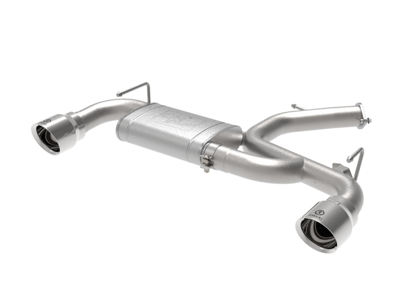 aFe Power Axle Back Exhaust 19-20 Hyundai Veloster N L4-2.0L (t) w/ Polished tips 49-37007-P