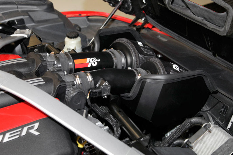 K&N 69 Series Typhoon Performance Intake Kit for 2013 Compatible with Dodge Viper/SRT Viper 8.4L V10 69-2528TTK