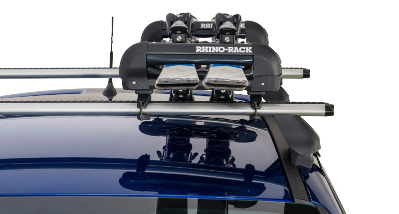 Rhino-Rack Universal Ski Carrier Fits 2 Pairs of Skis Black 572