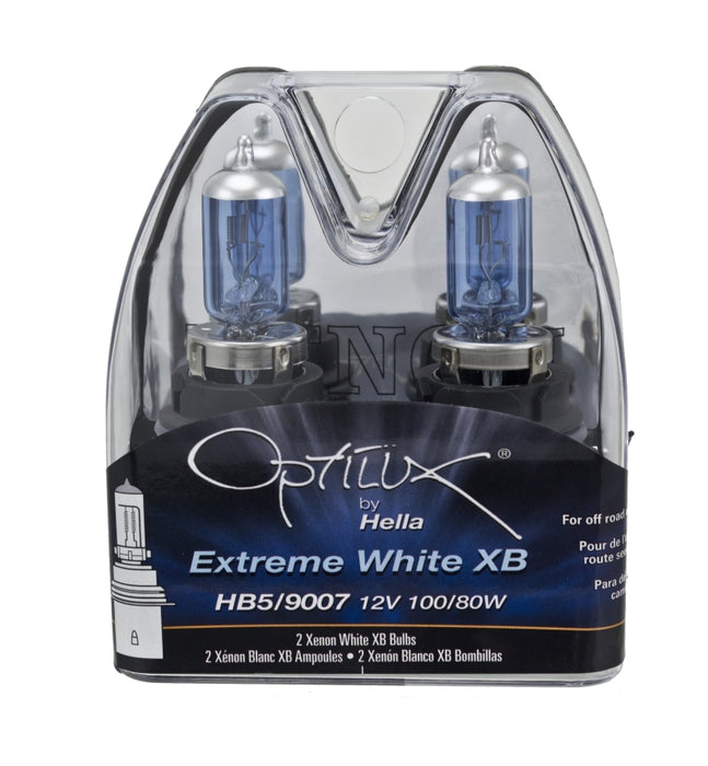 Hella Optilux XB White Halogen Bulbs HB5 9007 12V 100/80W (2 pack) H71070387