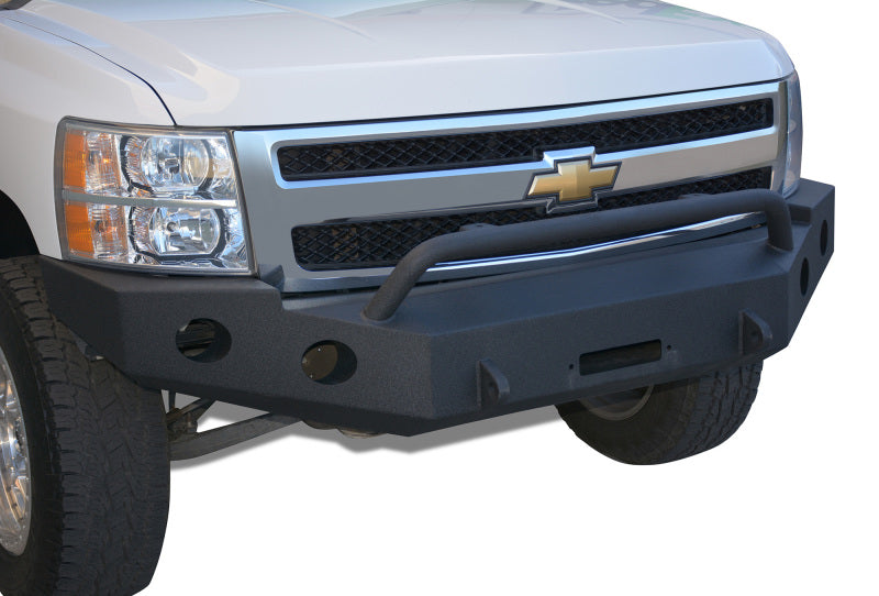 DV8 Offroad 07-13 Chevrolet Silverado 1500 Front Bumper Black Powdercoat FBCS1-01