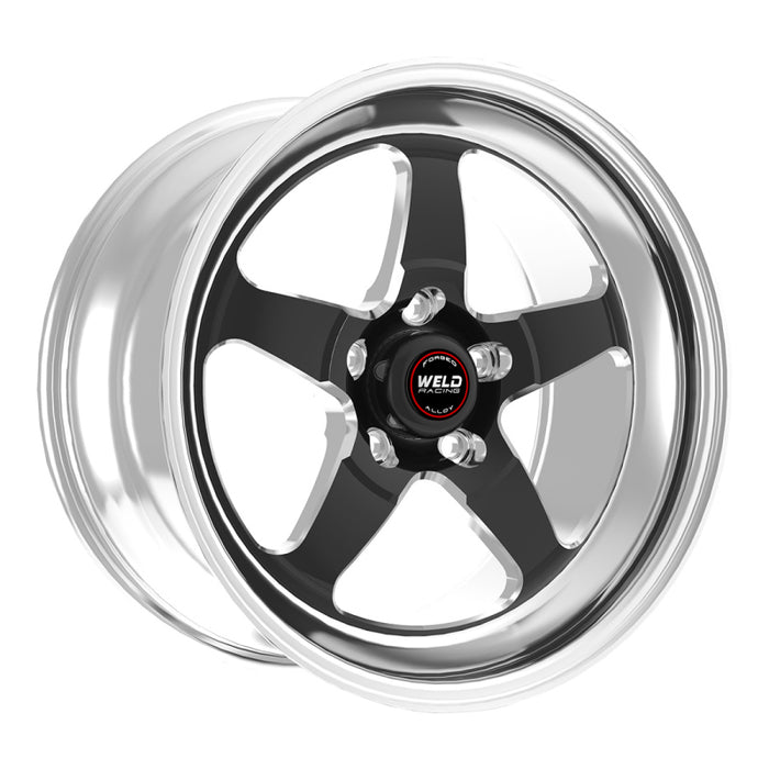 Weld S71 18x10 / 5x4.5 BP / 5.7in. BS Black Wheel (Medium Pad) Non-Beadlock 71MB8100A57A