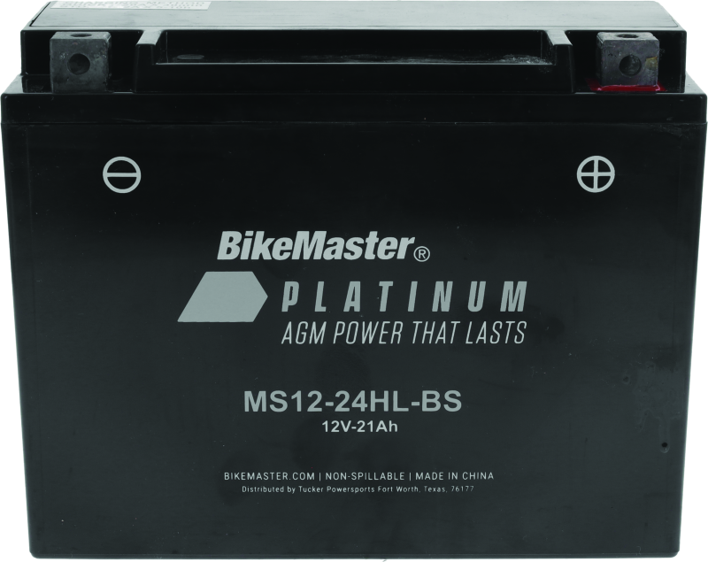 BikeMaster AGM Battery MS12-24HL-BS 780765